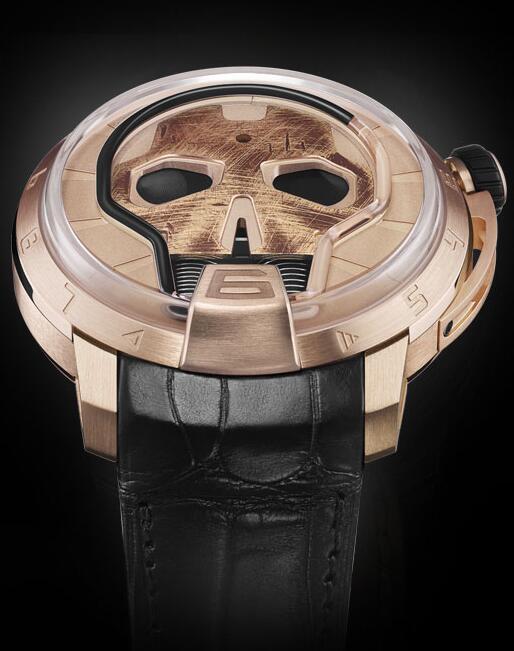 HYT S48-PG-57-NF-RF SKULL 48.8 MM Replica watch